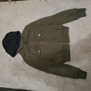 Large Charlotte Russe dark green and black jacket.